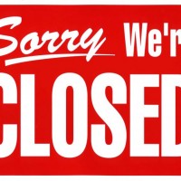 Closed – 3pm Friday 10th June.