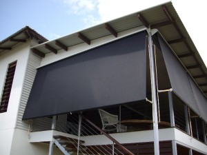 External Roller Blinds - View from the outside.