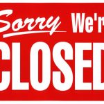 Closed – 3pm Friday 10th June.
